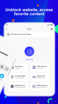 İndir Private VPN - Proxy Browser İş Android için Ekran görüntüsü 7