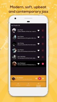 İndir Radio Jazz Müzik ve Ses Android için Ekran görüntüsü 6