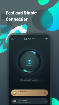 İndir ACE VPN-Super VPN Proxy Master Araçlar Android için Ekran görüntüsü 2
