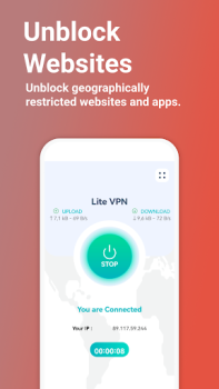 İndir Lite VPN - Secure VPN Proxy Araçlar Android için Ekran görüntüsü 2