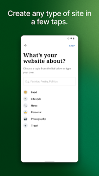 İndir Jetpack, Web Sitesi Oluşturucu İş Android için Ekran görüntüsü 2