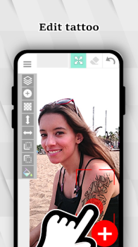 İndir Tattoo my Photo 2.0 Fotoğraf Android için Ekran görüntüsü 2
