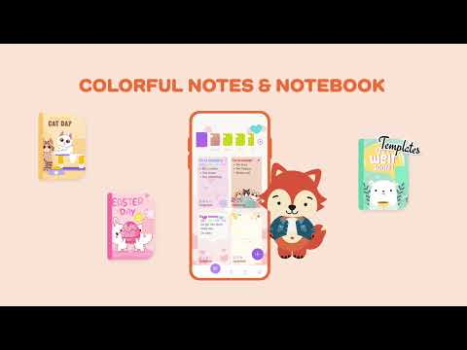 İndir Cute Notes: Defter ve Düzenle İş Android için Ekran görüntüsü 8