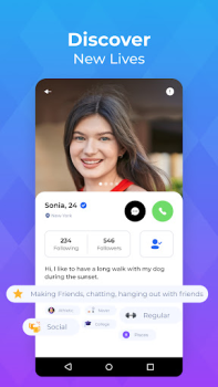 İndir Cikcik: Live, Share & Connect Flört Android için Ekran görüntüsü 7