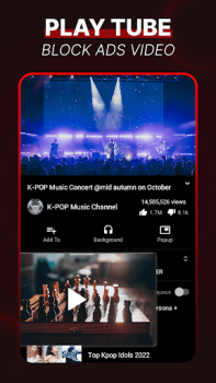 İndir PlayTube - Block Ads Video Araçlar Android için Ekran görüntüsü 4