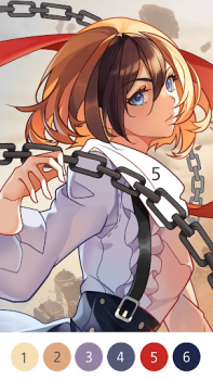 İndir Boyama Oyunları: Anime oyunlar Sanat ve Tasarım Android için Ekran görüntüsü 5