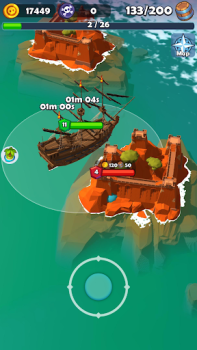 İndir Pirate Raid - Caribbean Battle Simülatörler Android için Ekran görüntüsü 4