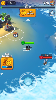 İndir Pirate Raid - Caribbean Battle Simülatörler Android için Ekran görüntüsü 6