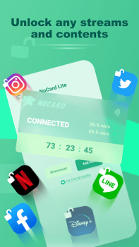 İndir NoCard VPN Lite - VPN Proxy Araçlar Android için Ekran görüntüsü 4
