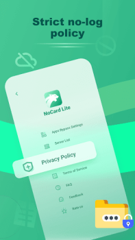 İndir NoCard VPN Lite - VPN Proxy Araçlar Android için Ekran görüntüsü 5