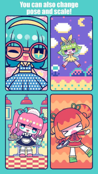 İndir CustomTiyoko -Dress Up Game- Gündelik Android için Ekran görüntüsü 4
