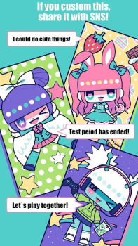 İndir CustomTiyoko -Dress Up Game- Gündelik Android için Ekran görüntüsü 7