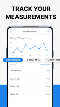 İndir Hevy - Spor, Vücut Geliştirme Sağlık & Fitness Android için Ekran görüntüsü 6