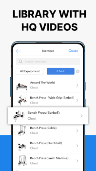 İndir Hevy - Spor, Vücut Geliştirme Sağlık & Fitness Android için Ekran görüntüsü 7