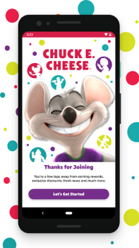 İndir Chuck E. Cheese Yiyecek & İçecek Android için Ekran görüntüsü 2