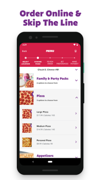 İndir Chuck E. Cheese Yiyecek & İçecek Android için Ekran görüntüsü 4