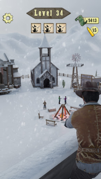 İndir Wild West Sniper: Cowboy War Eylem Android için Ekran görüntüsü 4