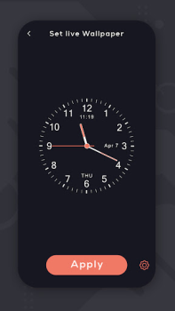 İndir Analog Clock Live Wallpaper Özelleştirme Android için Ekran görüntüsü 4
