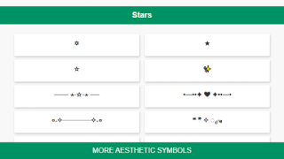 İndir Aesthetic Symbols İş Android için Ekran görüntüsü 2