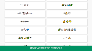 İndir Aesthetic Symbols İş Android için Ekran görüntüsü 6