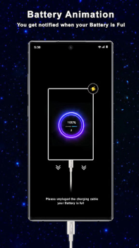 İndir pil Şarj animasyonu sesli hd Özelleştirme Android için Ekran görüntüsü 4
