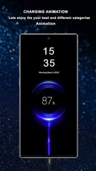 İndir pil Şarj animasyonu sesli hd Özelleştirme Android için Ekran görüntüsü 5