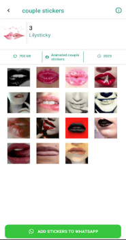 İndir +18 Stickers for Whatsapp Özelleştirme Android için Ekran görüntüsü 3