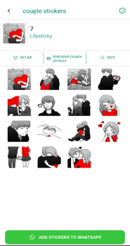 İndir +18 Stickers for Whatsapp Özelleştirme Android için Ekran görüntüsü 5