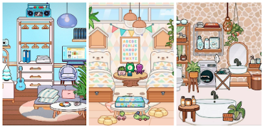 İndir Toca Boca House Ideas Özelleştirme Android için Ekran görüntüsü 2