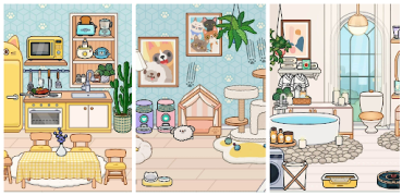 İndir Toca Boca House Ideas Özelleştirme Android için Ekran görüntüsü 3