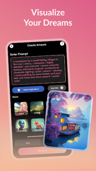 İndir Dream AI Art Generator Sanat ve Tasarım Android için Ekran görüntüsü 2