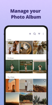 İndir Galeri - Fotoğraf, Albüm Fotoğraf Android için Ekran görüntüsü 2