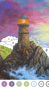 İndir Colorswipes® - Color by Number Masa oyunları Android için Ekran görüntüsü 6