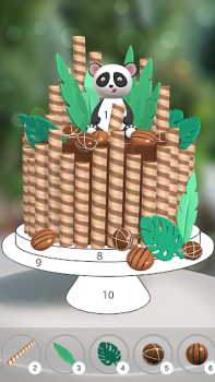 İndir Cake Coloring 3D Masa oyunları Android için Ekran görüntüsü 3