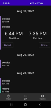 İndir Time Clock İş Android için Ekran görüntüsü 6