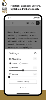İndir Bionic Reading® Kitaplar & Rehberler Android için Ekran görüntüsü 4