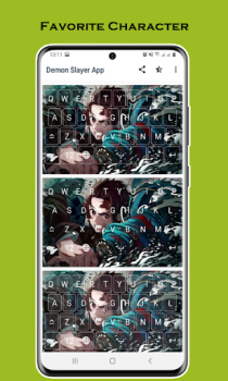 İndir Keyboard Demon Slayer Theme Özelleştirme Android için Ekran görüntüsü 2