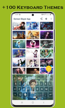 İndir Keyboard Demon Slayer Theme Özelleştirme Android için Ekran görüntüsü 3
