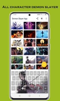 İndir Keyboard Demon Slayer Theme Özelleştirme Android için Ekran görüntüsü 4