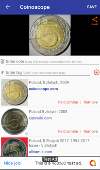 İndir Coinoscope: Coin identifier Kitaplar & Rehberler Android için Ekran görüntüsü 2