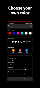 İndir Border Screen RGB Color Light Özelleştirme Android için Ekran görüntüsü 6