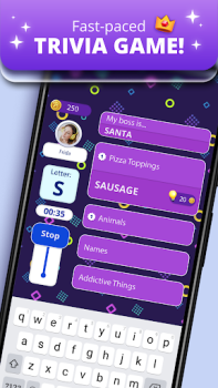 İndir Stop 2 - Word Trivia Game Kelime Oyunları Android için Ekran görüntüsü 2