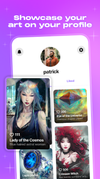İndir WOMBO Dream - AI Art Generator Sanat ve Tasarım Android için Ekran görüntüsü 6