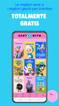 İndir Cartoonito App serie e giochi Eğlence Android için Ekran görüntüsü 2
