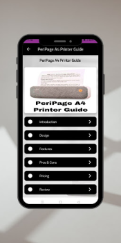 İndir PeriPage-A4-Printer-Guide İş Android için Ekran görüntüsü 3
