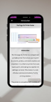 İndir PeriPage-A4-Printer-Guide İş Android için Ekran görüntüsü 4