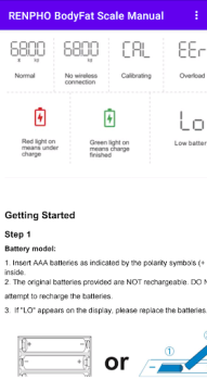 İndir RENPHO BodyFat Scale Manual İş Android için Ekran görüntüsü 2