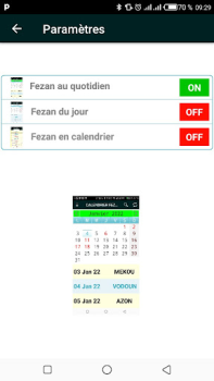 İndir CALENDRIER FEZAN 2024 Araçlar Android için Ekran görüntüsü 3