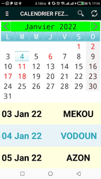 İndir CALENDRIER FEZAN 2024 Araçlar Android için Ekran görüntüsü 4