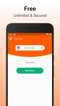 İndir HOT VPN - Secure VPN Proxy Araçlar Android için Ekran görüntüsü 2